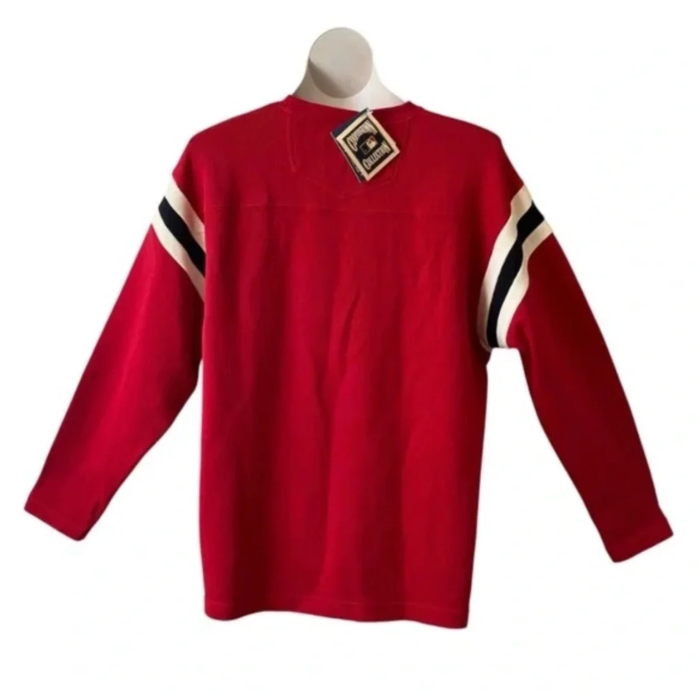 NWT Vintage Cincinnati Reds Sweatshirt Small Y2K MLB Cooperstown